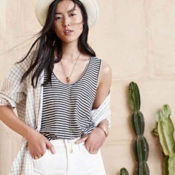 MADEWELL Striped Tank XS - Picture 2 of 11
